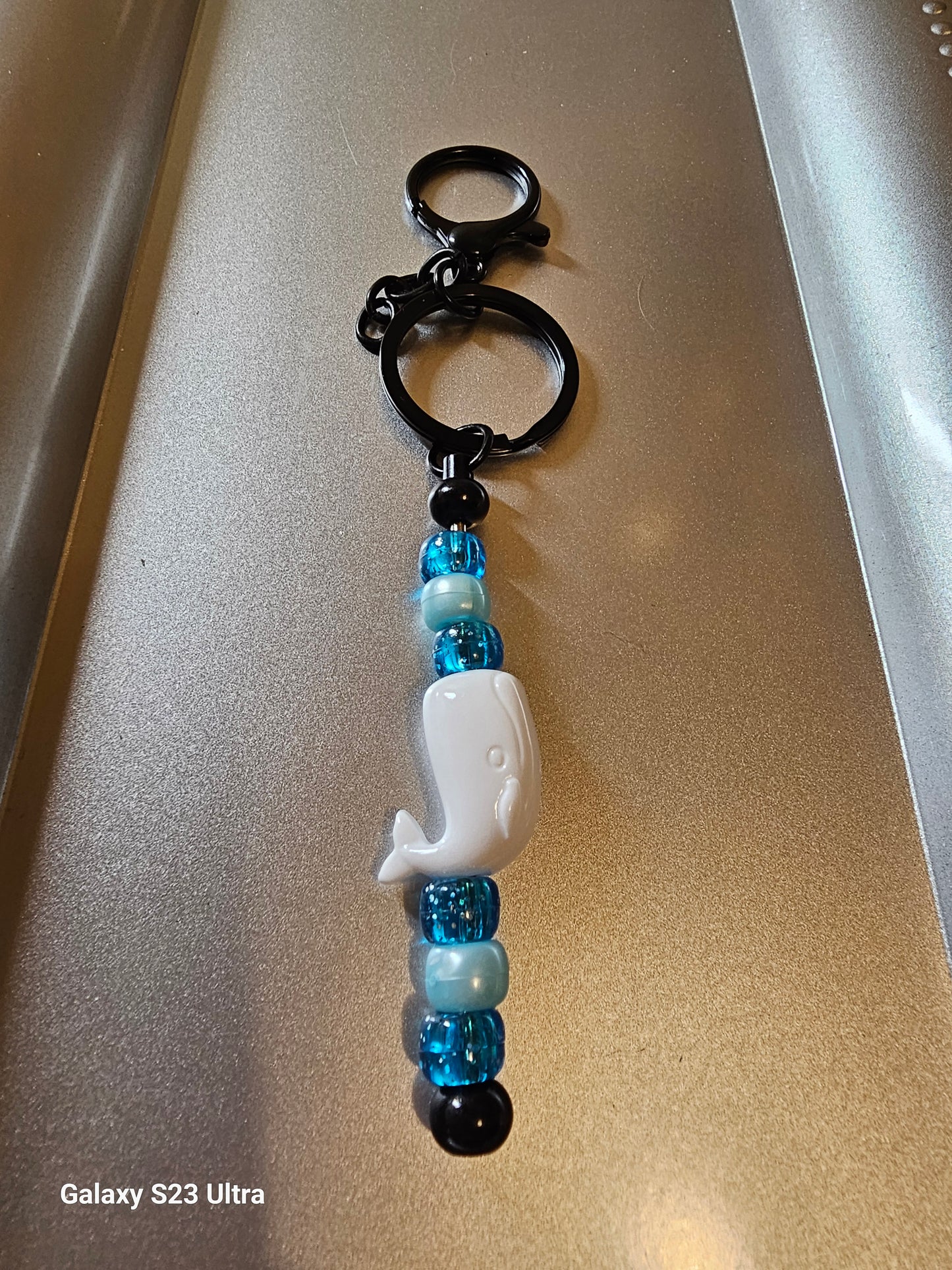 White Whale Keychain