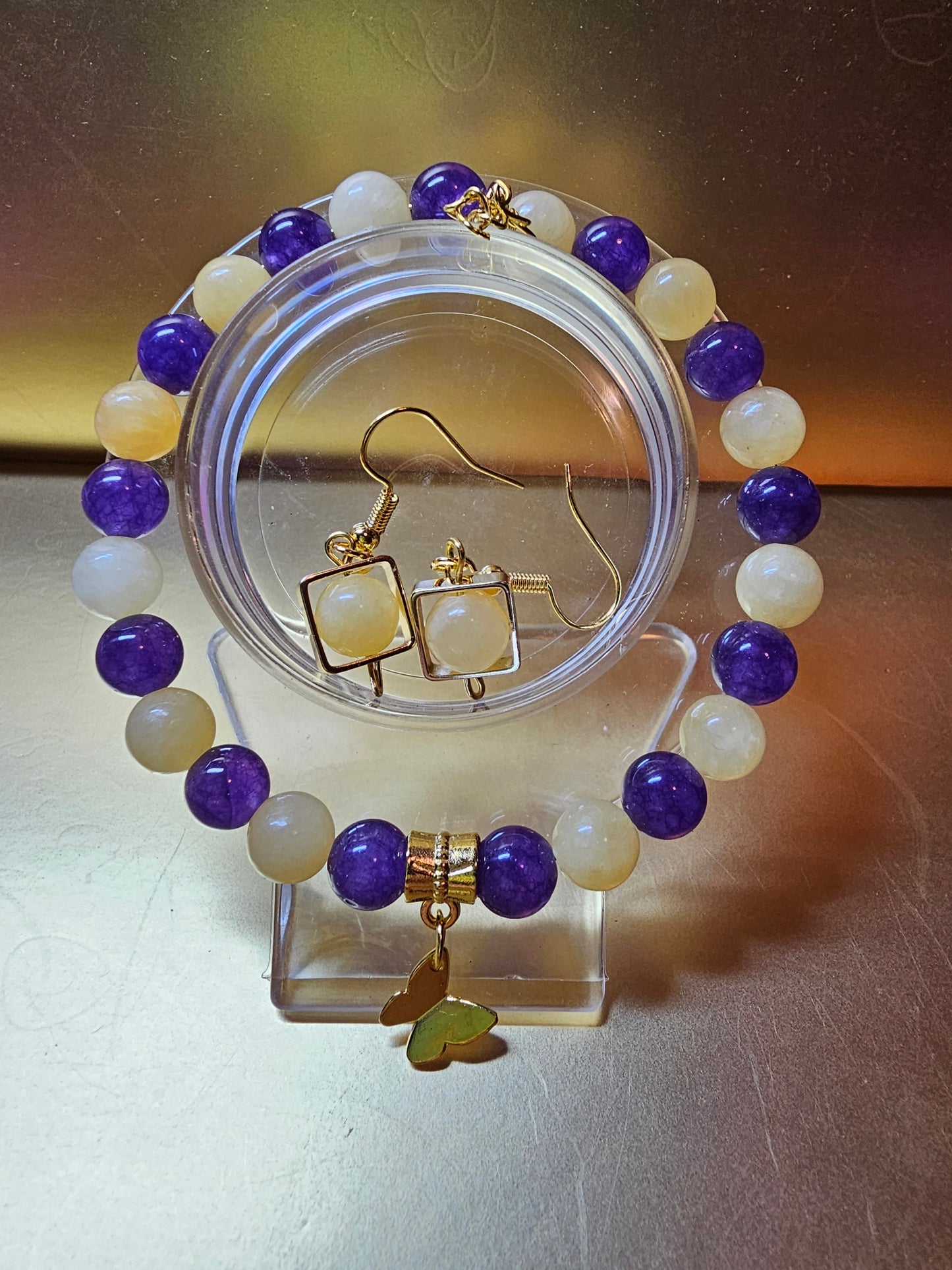 Bracelet and Earrings