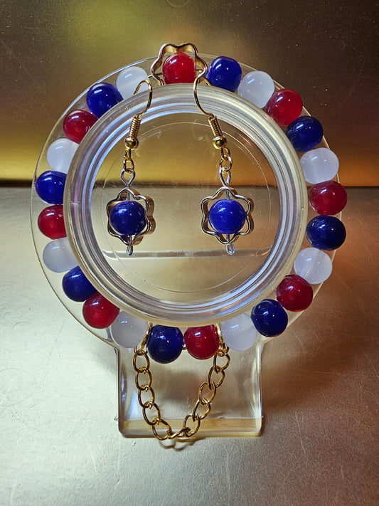 Bracelet and Earrings