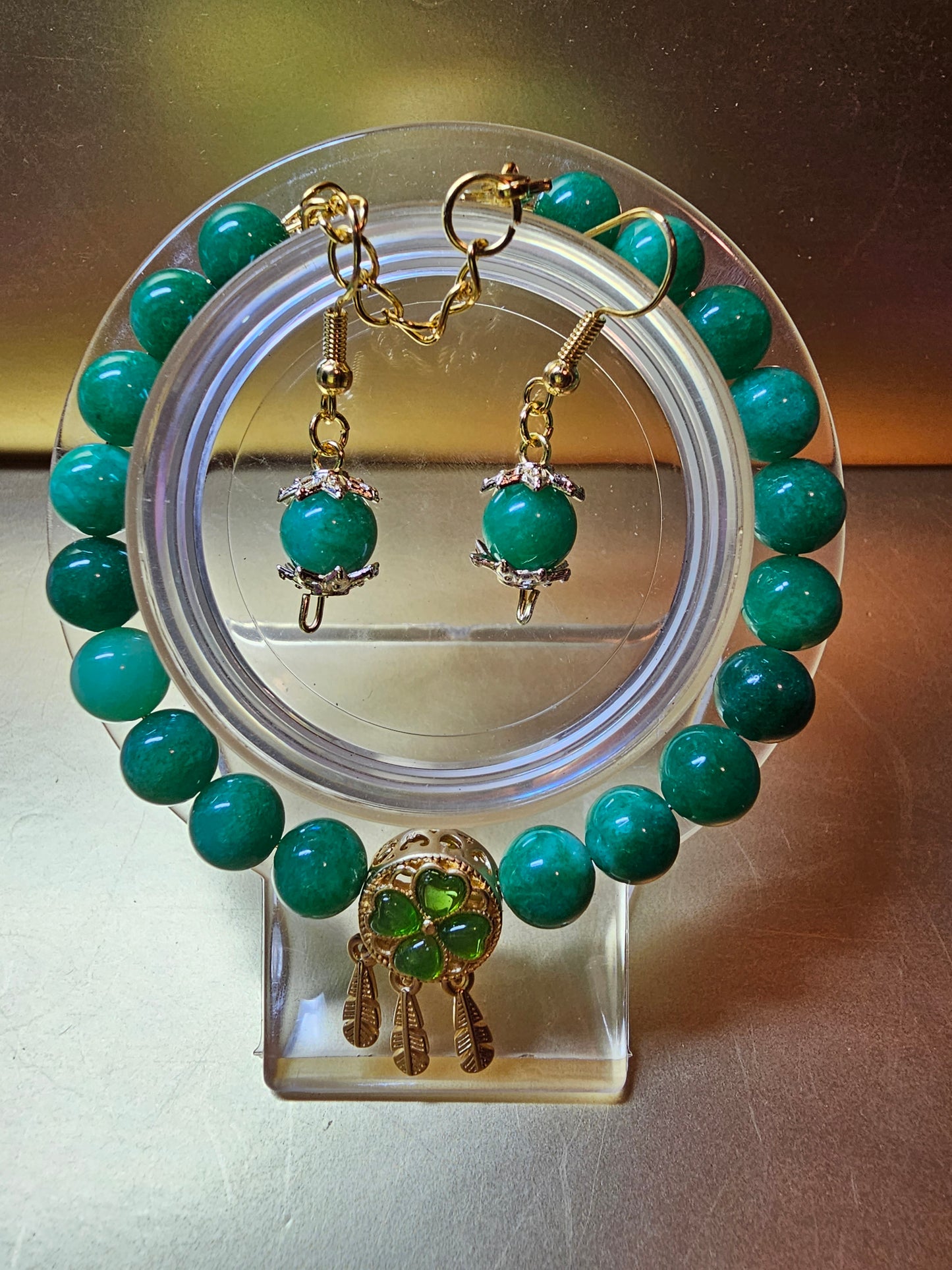 Bracelet and Earrings