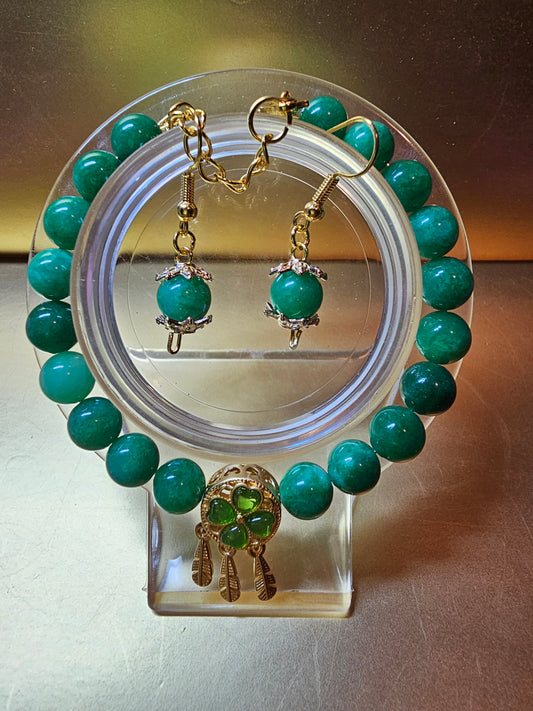 Bracelet and Earrings