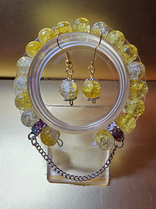 Bracelet and Earrings