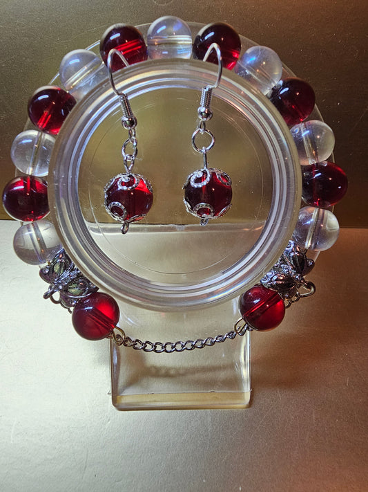 Bracelet and Earrings