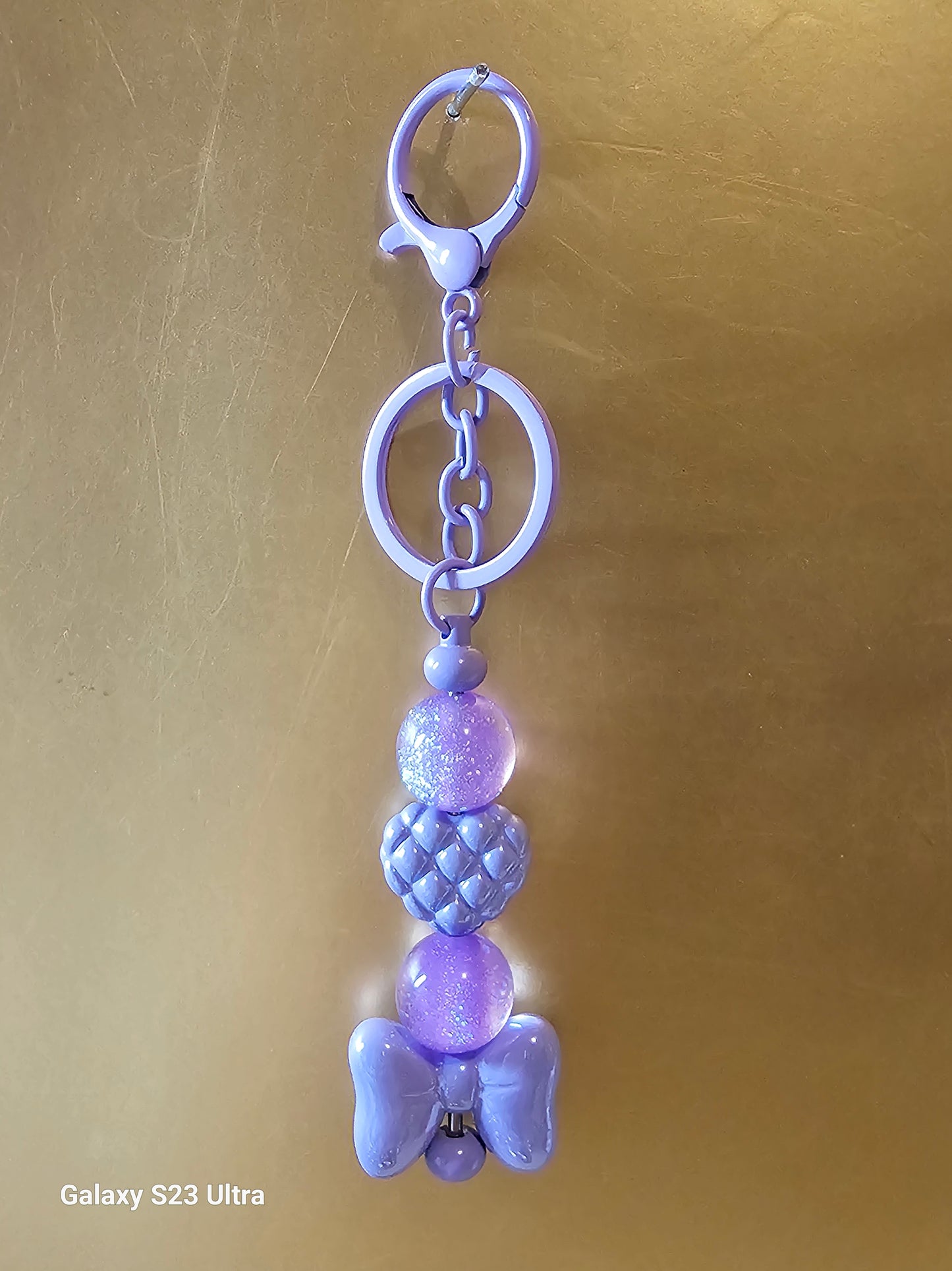 Purple Heart Keychain