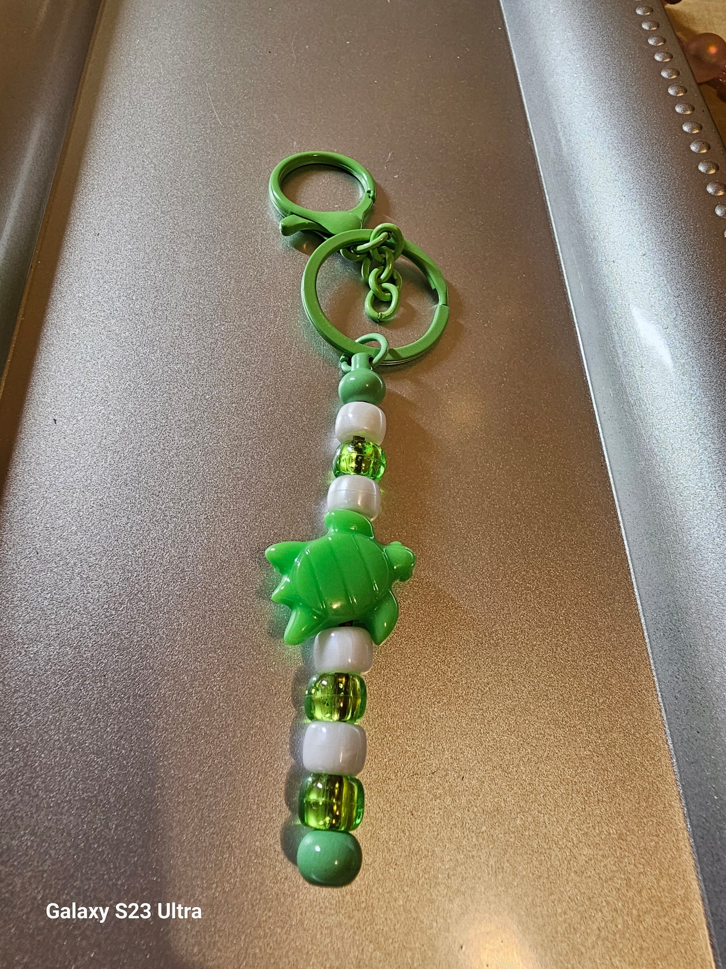 Green Turtle Keychain