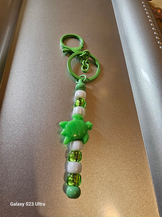 Green Turtle Keychain