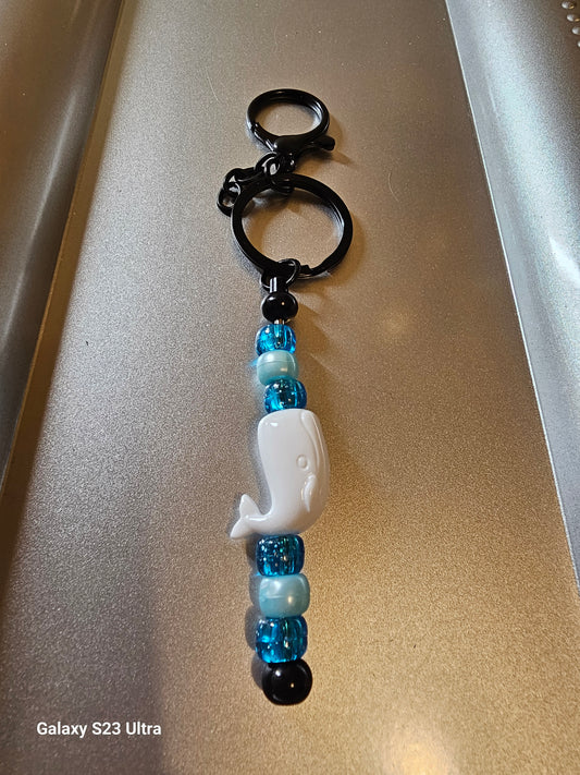 White Whale Keychain