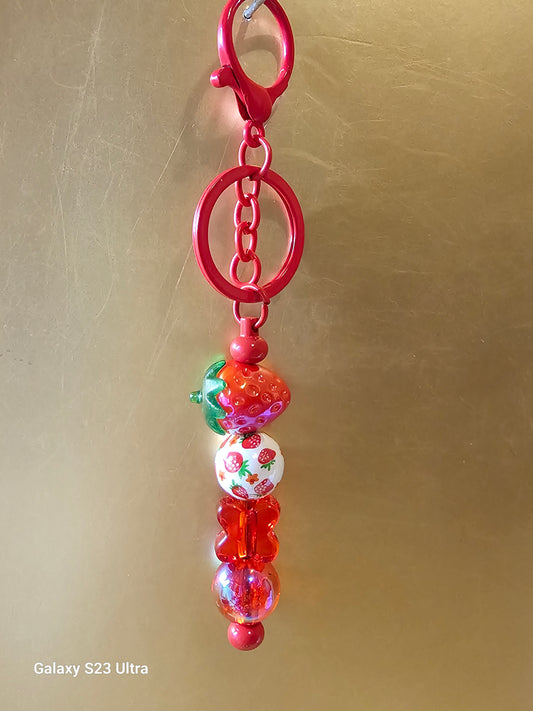 Strawberry Keychain