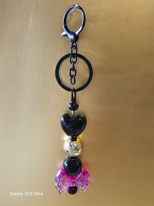 Black Heart Keychain